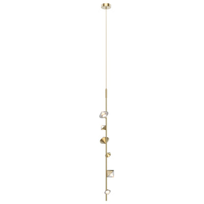 Kuzco Lighting - PD50852-BG - LED Island Pendant - Geode - Brushed Gold