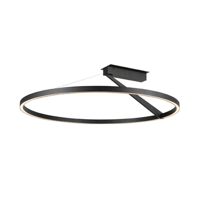 Kuzco Lighting - SF27731-BK-3WCCT-UNV - LED Semi-Flush Mount - Roda - Black