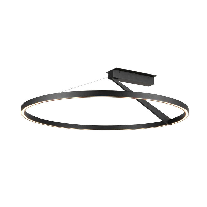 Kuzco Lighting - SF27731-BK-3WCCT-UNV - LED Semi-Flush Mount - Roda - Black