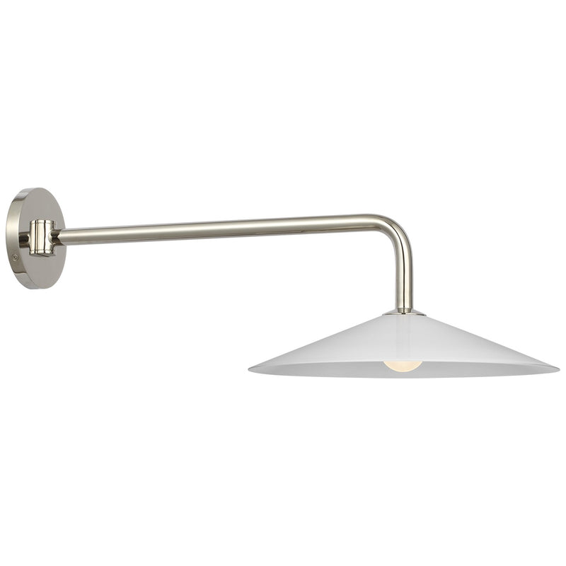 Visual Comfort Signature - AL 2031PN-WG - LED Wall Sconce - Ponce - Polished Nickel