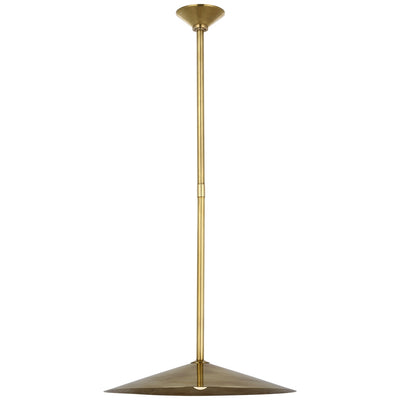 Visual Comfort Signature - AL 5031HAB-HAB - LED Pendant - Ponce - Hand-Rubbed Antique Brass