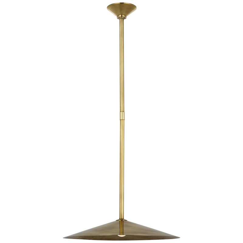 Visual Comfort Signature - AL 5031HAB-HAB - LED Pendant - Ponce - Hand-Rubbed Antique Brass