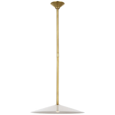 Visual Comfort Signature - AL 5031HAB-WG - LED Pendant - Ponce - Hand-Rubbed Antique Brass