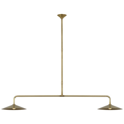 Visual Comfort Signature - AL 5035HAB-HAB - LED Pendant - Ponce - Hand-Rubbed Antique Brass