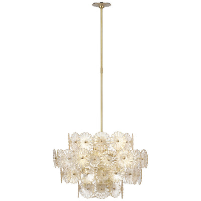 Visual Comfort Signature - JN 5035HAB-GF - LED Chandelier - Gianna - Hand-Rubbed Antique Brass