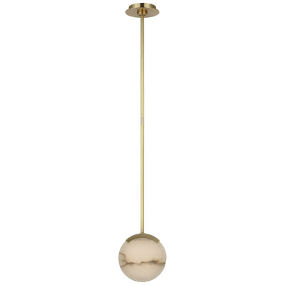 Visual Comfort Signature - KW 5611AB-ALB - LED Pendant - Melange - Antique-Burnished Brass