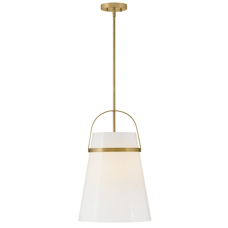 Lark - 83054LCB - LED Pendant - Tori - Lacquered Brass
