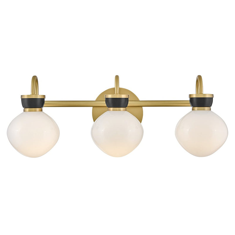 Lark - 85593LCB-BK - LED Bath - Lucy - Lacquered Brass