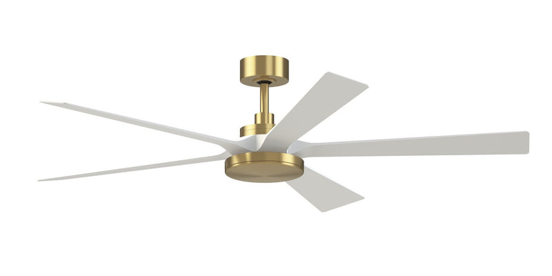 Fanimation - FPD8564BS - 64"Ceiling Fan - TorchAire 64 - Brushed Satin Brass