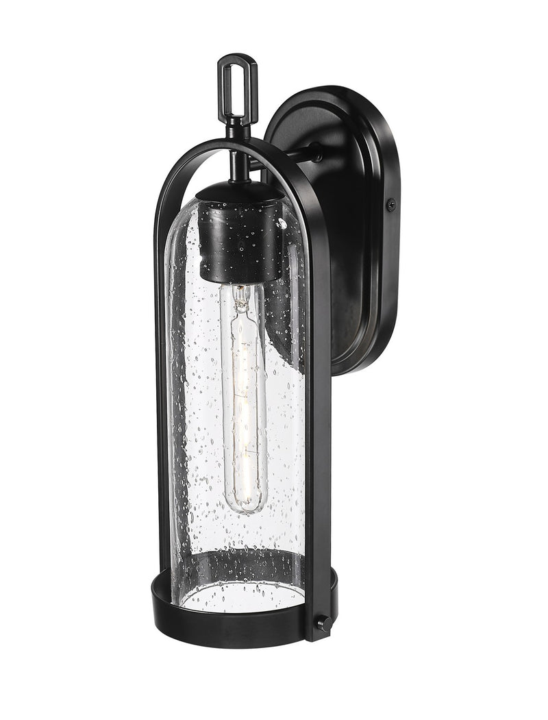 Millennium - 199501-PBK - One Light Outdoor Wall Sconce - Luxio - Powder Coated Black