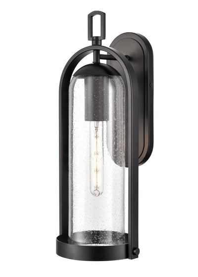 Millennium - 199601-PBK - One Light Outdoor Wall Sconce - Luxio - Powder Coated Black