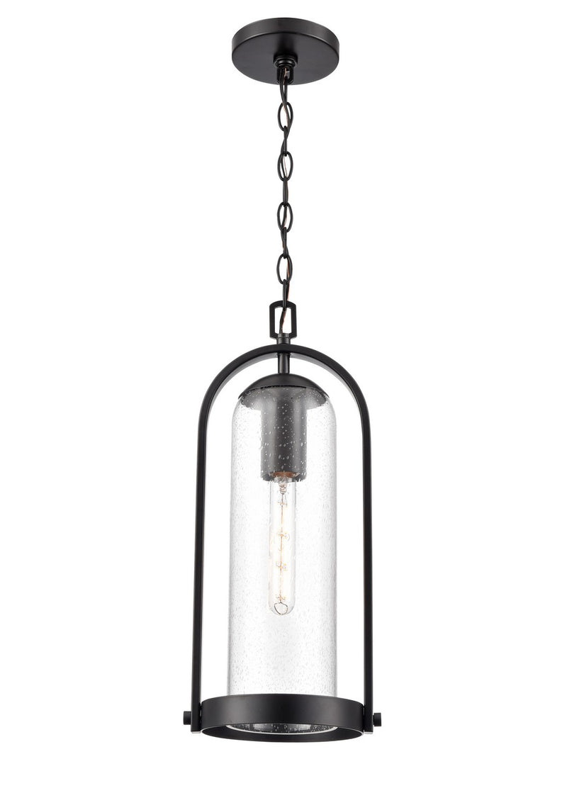 Millennium - 199801-PBK - One Light Outdoor Hanging Lantern - Luxio - Powder Coated Black