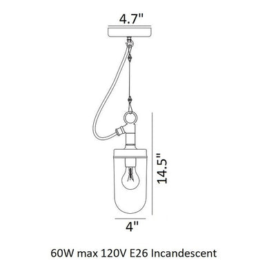 Well Glass Wall Light