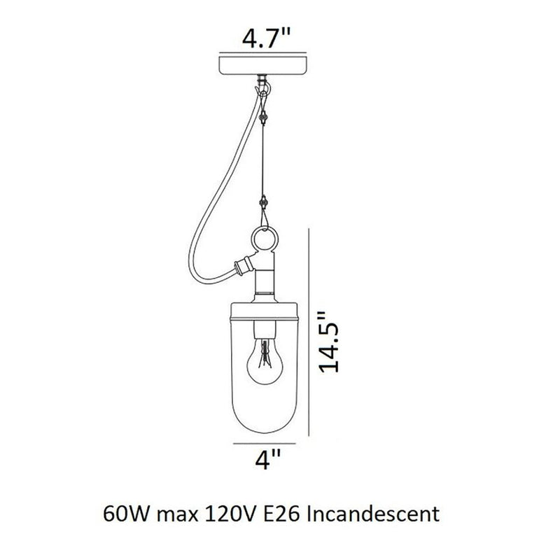 Well Glass Wall Light