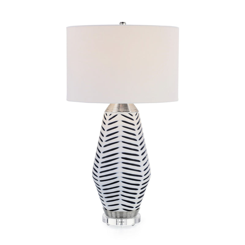 John Richard - JRL-11024 - One Light Table Lamp - Nickel
