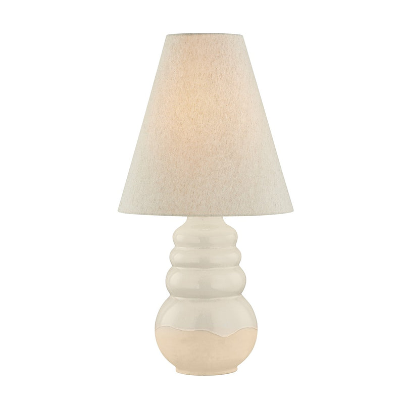Hudson Valley - CBL8230-AGB/CEW - One Light Table Lamp - Tybee - Aged Brass/Ceramic Elemental White