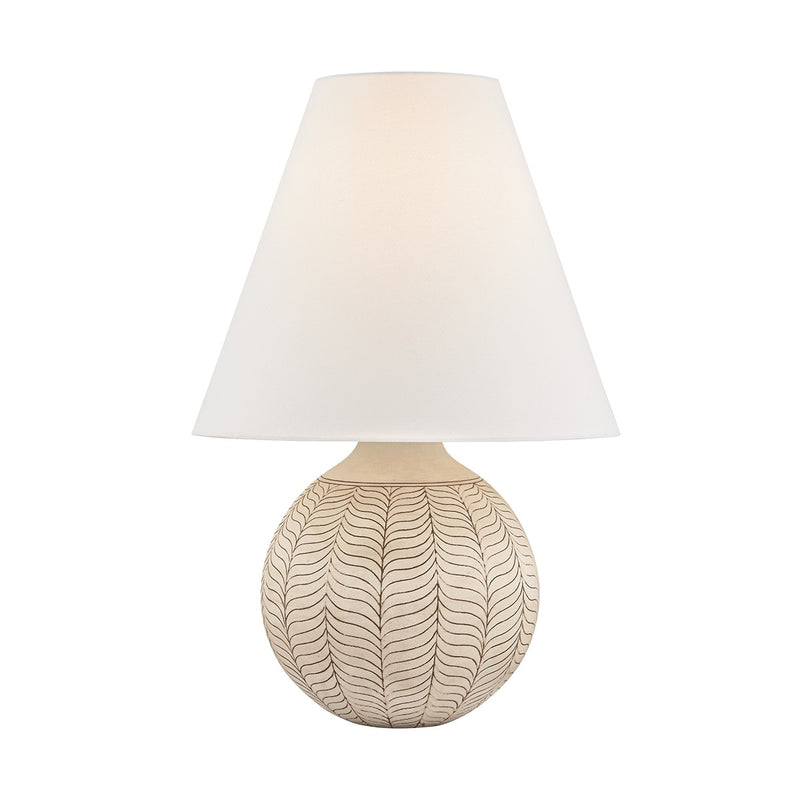 Hudson Valley - CBL9430-AGB/CIP - One Light Table Lamp - Capers - Aged Brass/Ceramic Ivory Petal