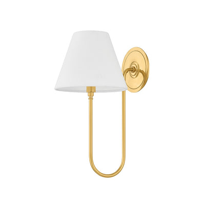 Hudson Valley - MDS2300-AGB - One Light Wall Sconce - Hawthorne - Aged Brass