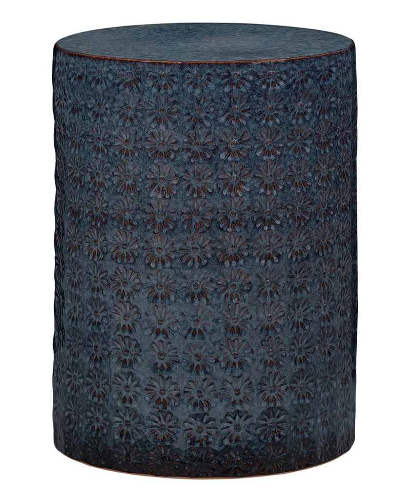 Jamie Young Co - 20WILD-STBL - Side Table - Wildflower - Blue