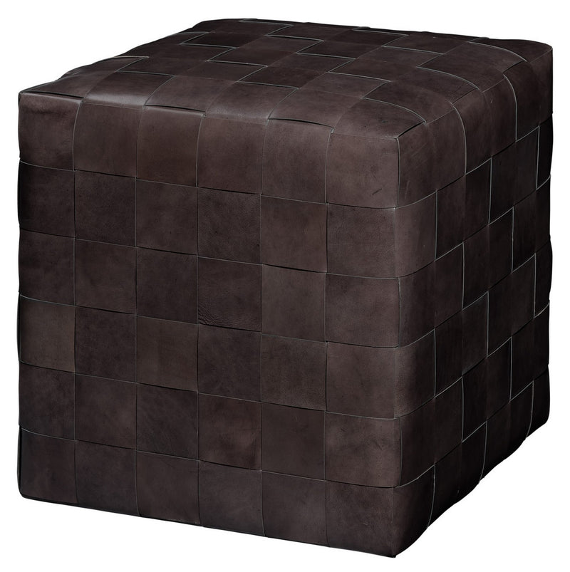 Jamie Young Co - 20WOVE-DGLE - Ottoman - Woven - Grey