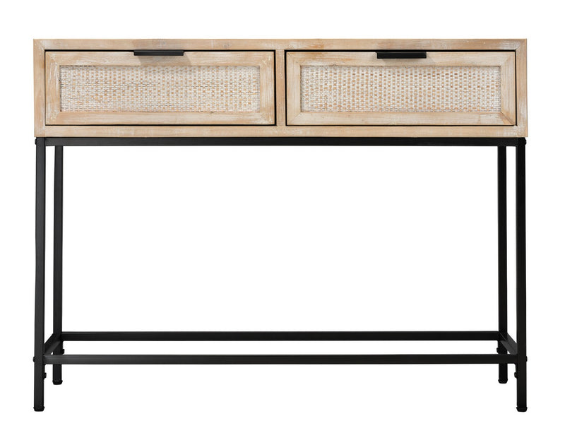 Jamie Young Co - LS20REEDCOWW - Console Table - Reed - Brown