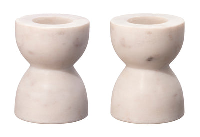 Jamie Young Co - 7PETI-CSWH - Candlesticks (set of 2) - Petit - White