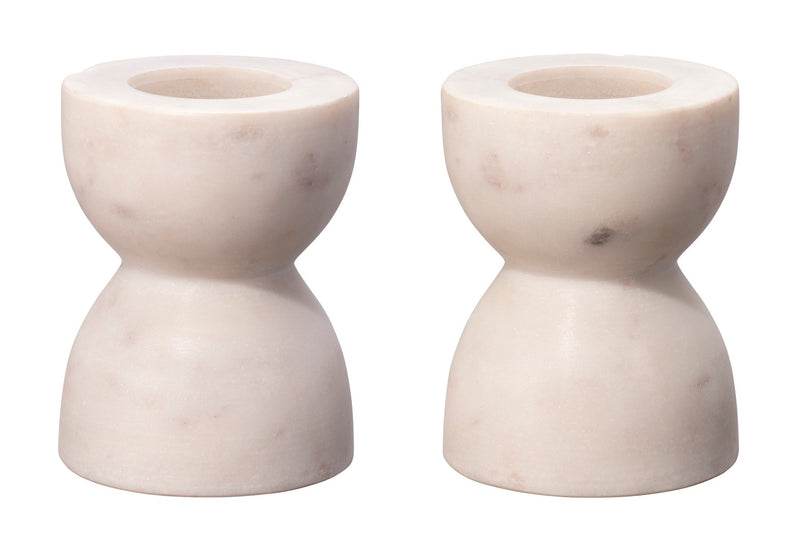 Jamie Young Co - 7PETI-CSWH - Candlesticks (set of 2) - Petit - White