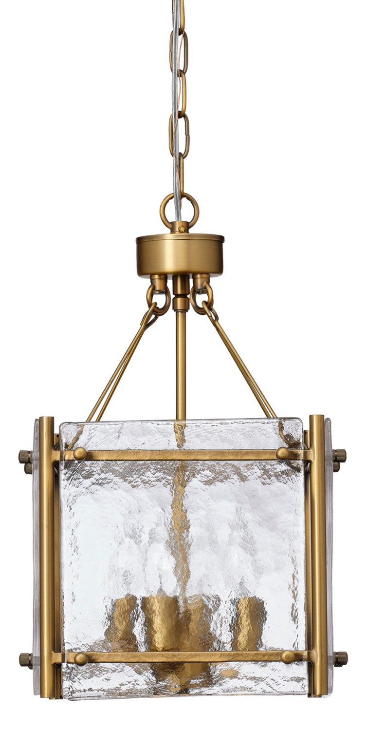 Jamie Young Co - 5GLEN-SMAB - Chandelier - Glenn - Antique Brass, Clear Glass