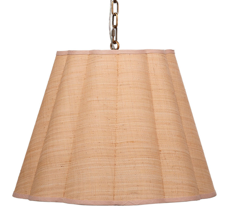 Jamie Young Co - 5SCAL-PERA - Pendant - Scalloped - Natural