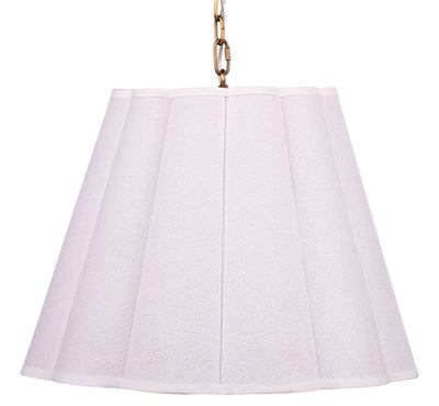 Jamie Young Co - 5SCAL-PEWH - Pendant - Scalloped - White