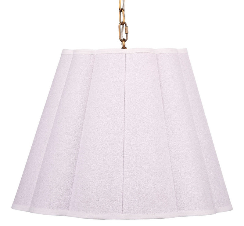 Jamie Young Co - 5SCAL-PEWH - Pendant - Scalloped - White