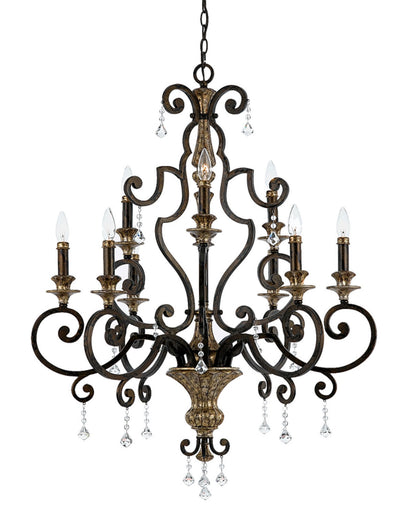 Quoizel - MQ5009HL - Nine Light Chandelier - Marquette - Heirloom