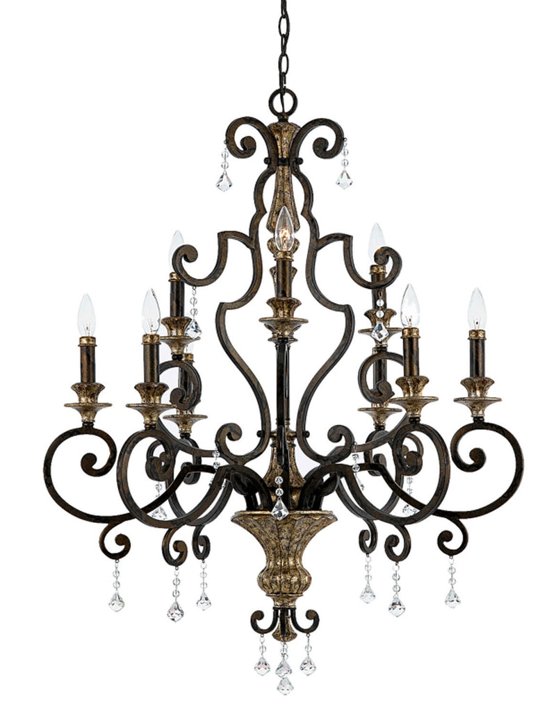 Quoizel - MQ5009HL - Nine Light Chandelier - Marquette - Heirloom