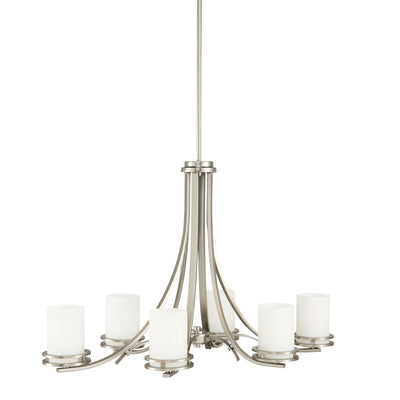 Kichler - 1673NI - Six Light Chandelier - Hendrik - Brushed Nickel