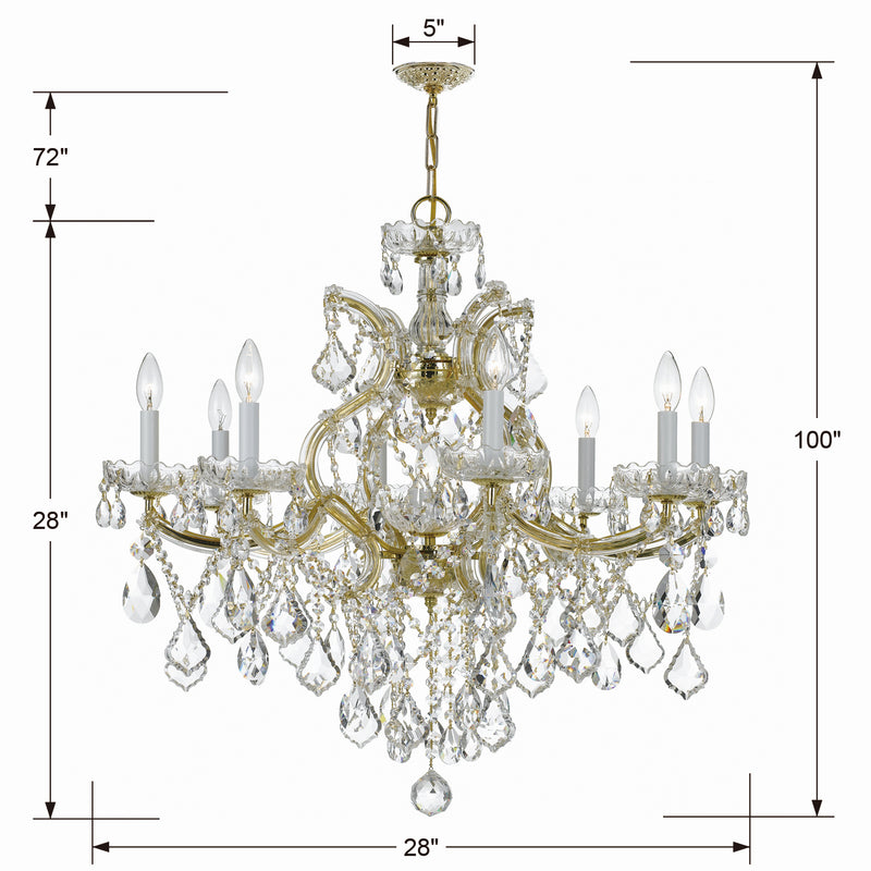 Maria Theresa Candle Chandelier