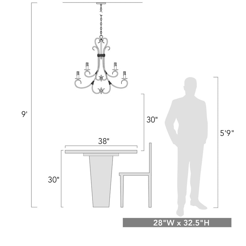 Homestead  Chandelier