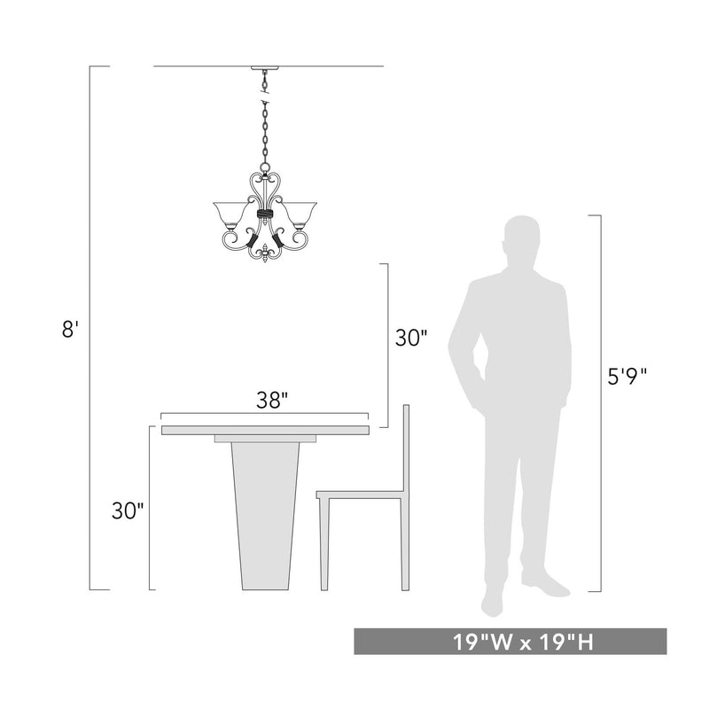 Homestead  Chandelier