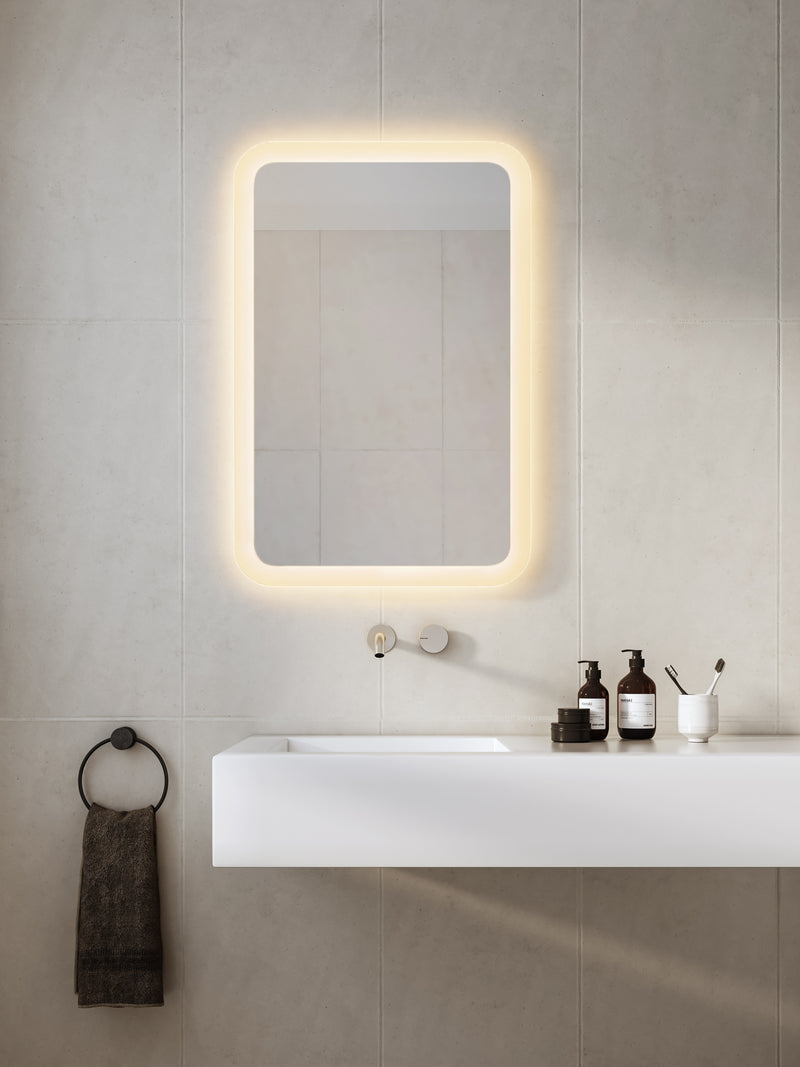 Varenna Rectangular Illuminated Mirror