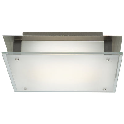 Access - 50031-BS/FST - One Light Flush Mount - Vision SQ - Brushed Steel