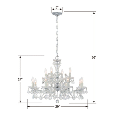 Maria Theresa Swag Chandelier