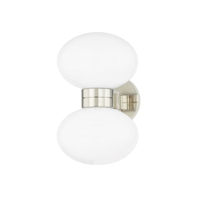Hudson Valley - 2402-PN - Two Light Wall Sconce - Otsego - Polished Nickel