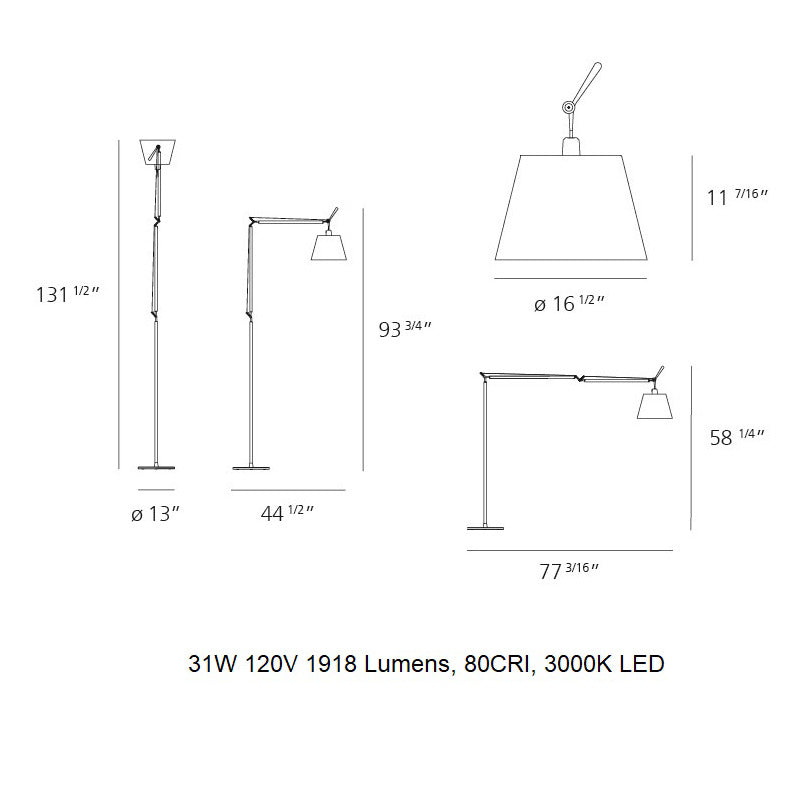 Tolomeo Mega Floor Lamp