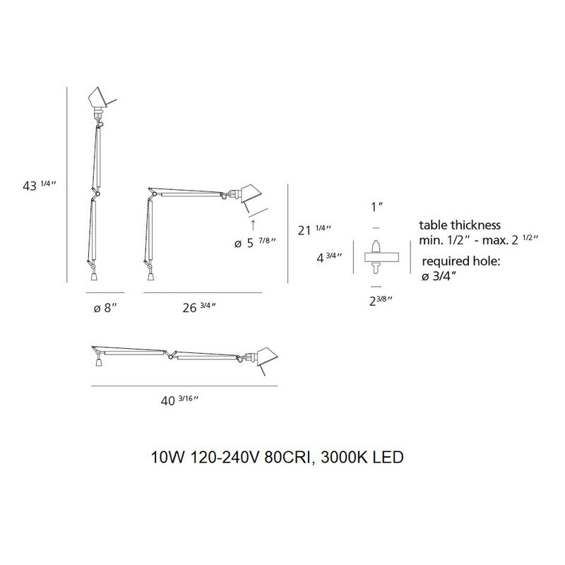 Tolomeo Mini Table Lamp