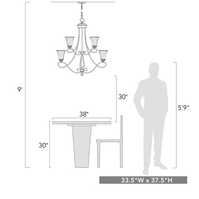 Torbellino Chandelier