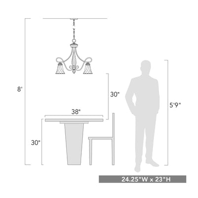 Torbellino Chandelier