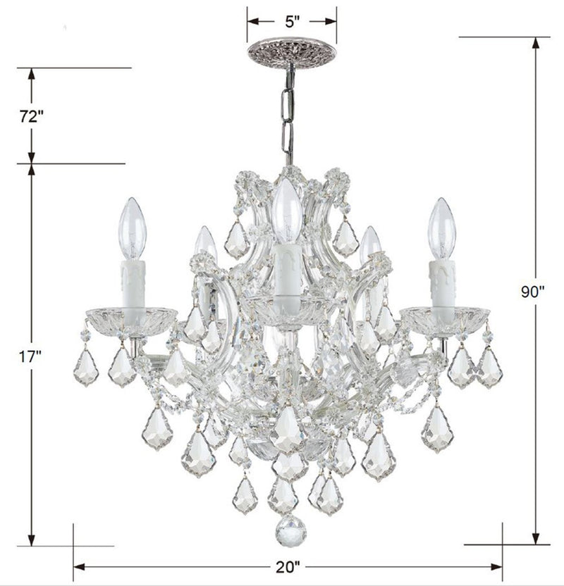 Maria Theresa Dish Chandelier