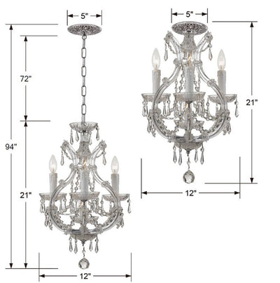 Maria Theresa Dish Chandelier