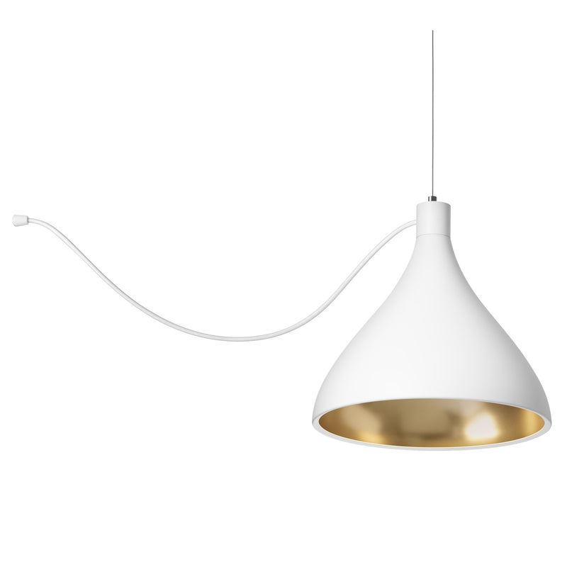 Pablo Designs - SWEL STR SNG MED WHT/BRA - White / Brass