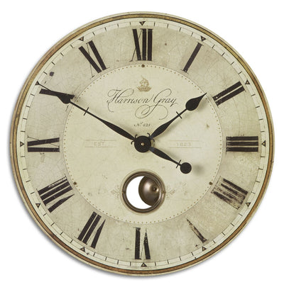 Uttermost - 06032 - Wall Clock - Harrison Gray - Brass