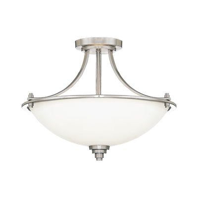 Millennium - 7263-SN - Three Light Pendant - Bristo - Satin Nickel